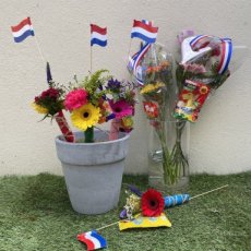 Avondvierdaagse toefje met vlag en snoepje