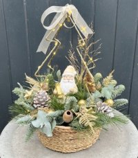 0712202501 Diy pakket” kerstman in het licht”