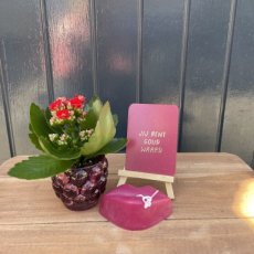 Pakketje in donker rood