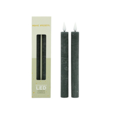 Oplaadbare led diner kaarsen stone 2 stuks